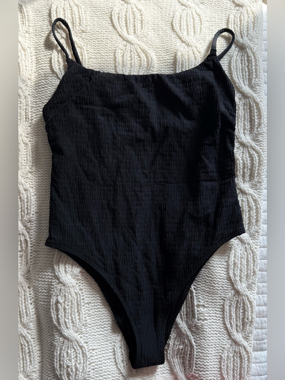 Abercrombie & Fitch Black One-Piece Swimsuit